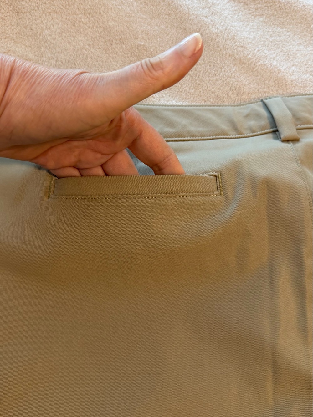 Lands' End Womens Tan Chino Pants - Size 12 - Picture 6 of 13